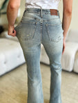 Judy Blue Full Size Mid Rise Flare Jeans