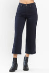 CURVY Judy Blue Tummy Control Cropped Jeans