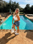 PREORDER: Drift Away Denim Shorts