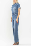 JB DENIM SS STRAIGHT JUMPSUIT