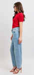 Judy Blue High-Rise Side Panel Barrel Leg Jeans