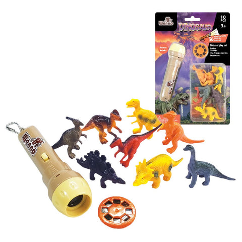 DINO FIGURINES/FLASHLT
