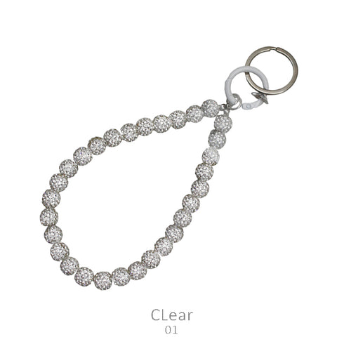 Rhinestone Ball Key Chain