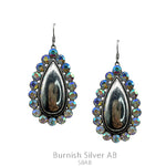 Western Casting Teardrop w/Stone Earring