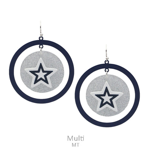 DALLAS COWBOYS  Dangle Earring