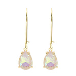 Teardrop Glass Stone Earrings