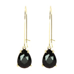 Teardrop Glass Stone Earrings