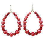 Christmas Ball Tear Drop Earrings