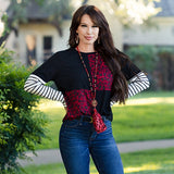 RED LEOPARD TOP