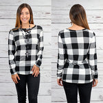 BUFFALO PLAID TOP