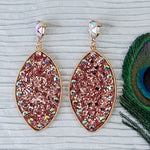 Glitter Rhinestone Earrings