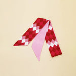 PLAID PRINT HEAD SCARVES