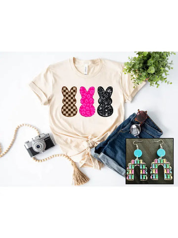 Youth Boujee Bunnies Tee