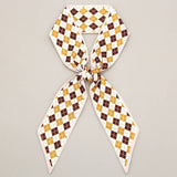 PLAID PRINT HEAD SCARVES