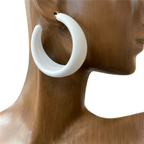 CHUNKY OPEN HOOP EARRINGS