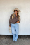 PREORDER: Quincy Wide Leg Jeans