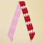 PLAID PRINT HEAD SCARVES