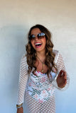 PREORDER: Sunset Stroll Knit Coverup in Four Colors