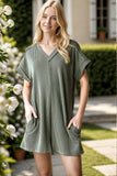 URBAN RIBBED ROMPER