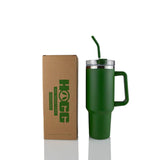 40OZ POWDER COATED TRAVELER TUMBLER