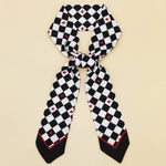 WOMEN  CLASSICS  LATTICE  GRAPHIC SCARF