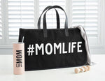 Matte Skinny Tumbler with Straw - Momlife