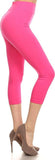Yelete Women's Capri Seamless Leggings