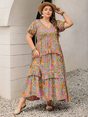 THE FLORAL DUSTY DRESS