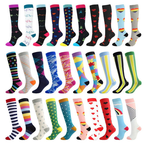 WOMEN'S SPORTS ELASTIC COMPRESSION SOCKS