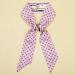 PLAID PRINT HEAD SCARVES