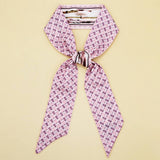 PLAID PRINT HEAD SCARVES