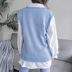 Ladies Sleeveless V-Neck Sweater Vest