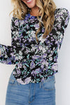 Floral Mesh Top