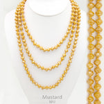Knotted Crystal Bead Necklace