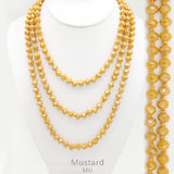 Knotted Crystal Bead Necklace