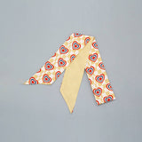WOMEN  CLASSICS  LATTICE  GRAPHIC SCARF