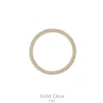 CRYSTAL AVENUE Rhinestone Tube Bangle