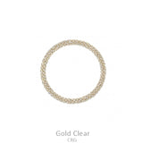 CRYSTAL AVENUE Rhinestone Tube Bangle