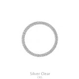 CRYSTAL AVENUE Rhinestone Tube Bangle