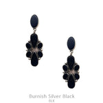 Western Color Stone Metal Earring