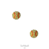Rhinestone Post Earring