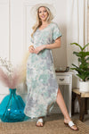 CURVY TIE DYE DRESS