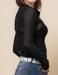 Sheer Mesh Top