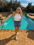 PREORDER: Drift Away Denim Shorts