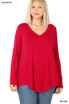 CURVY LS HARPER TOP