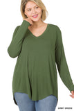 CURVY LS HARPER TOP