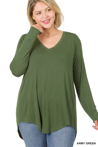 CURVY LS HARPER TOP