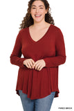 CURVY LS HARPER TOP