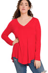 CURVY LS HARPER TOP