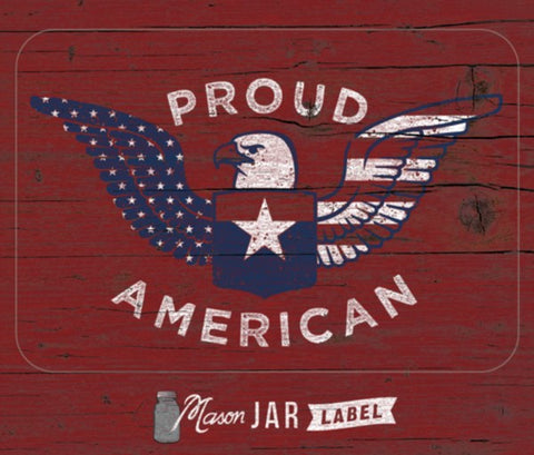 PROUD AMERICAN STICKERS